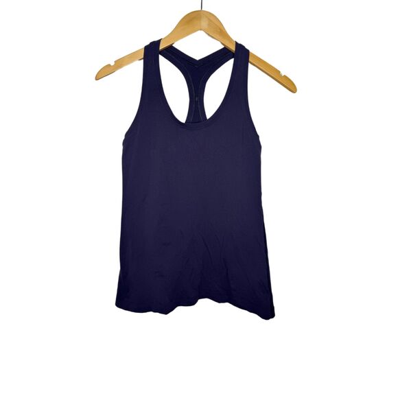 Lululemon cool racerback tank hip length dark purple size 8 - Picture 5 of 6
